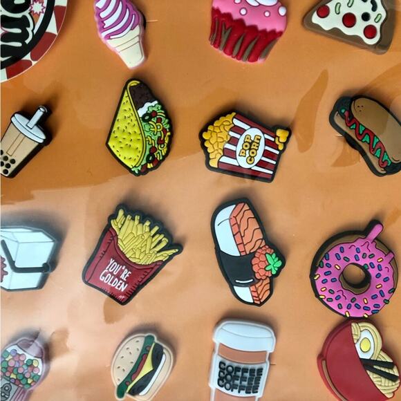 Moon Cake Croc Charms Nom Nom Yum Bundle NWT - Picture 4 of 6